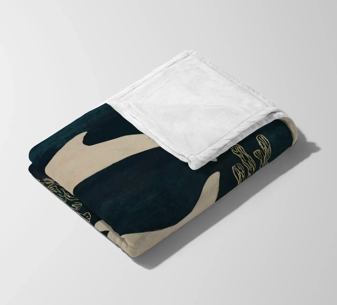 Due delfini coperta in pile da M.A.Z.U.N.