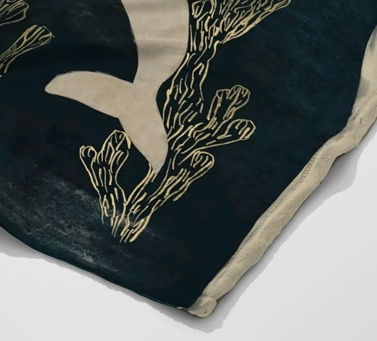 Due delfini coperta in pile da M.A.Z.U.N.