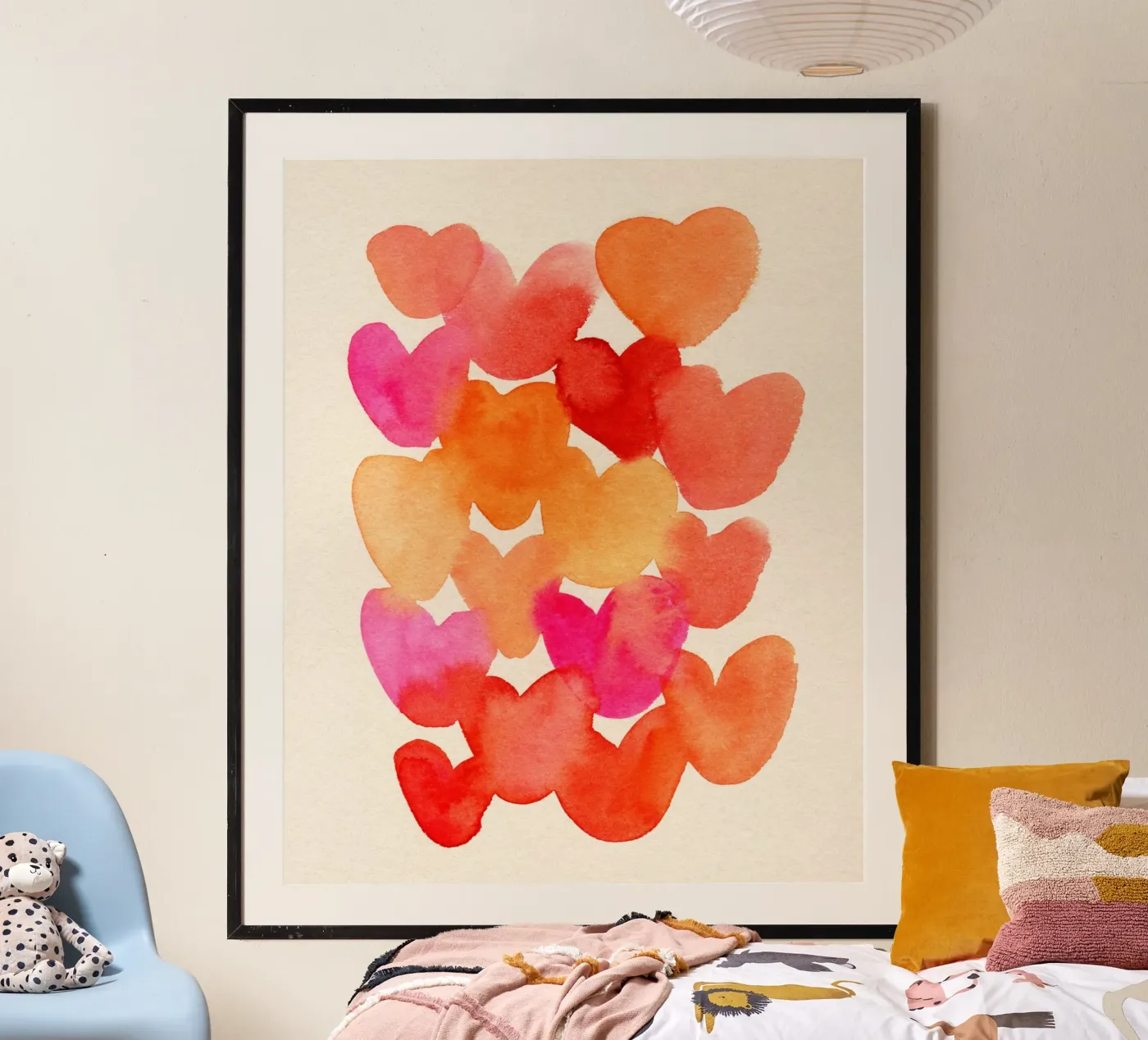 Hearts poster by Ekaterina Koroleva