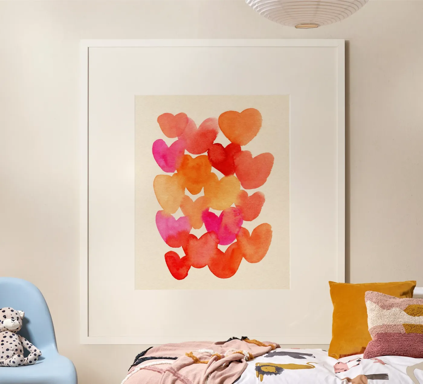 Hearts poster by Ekaterina Koroleva
