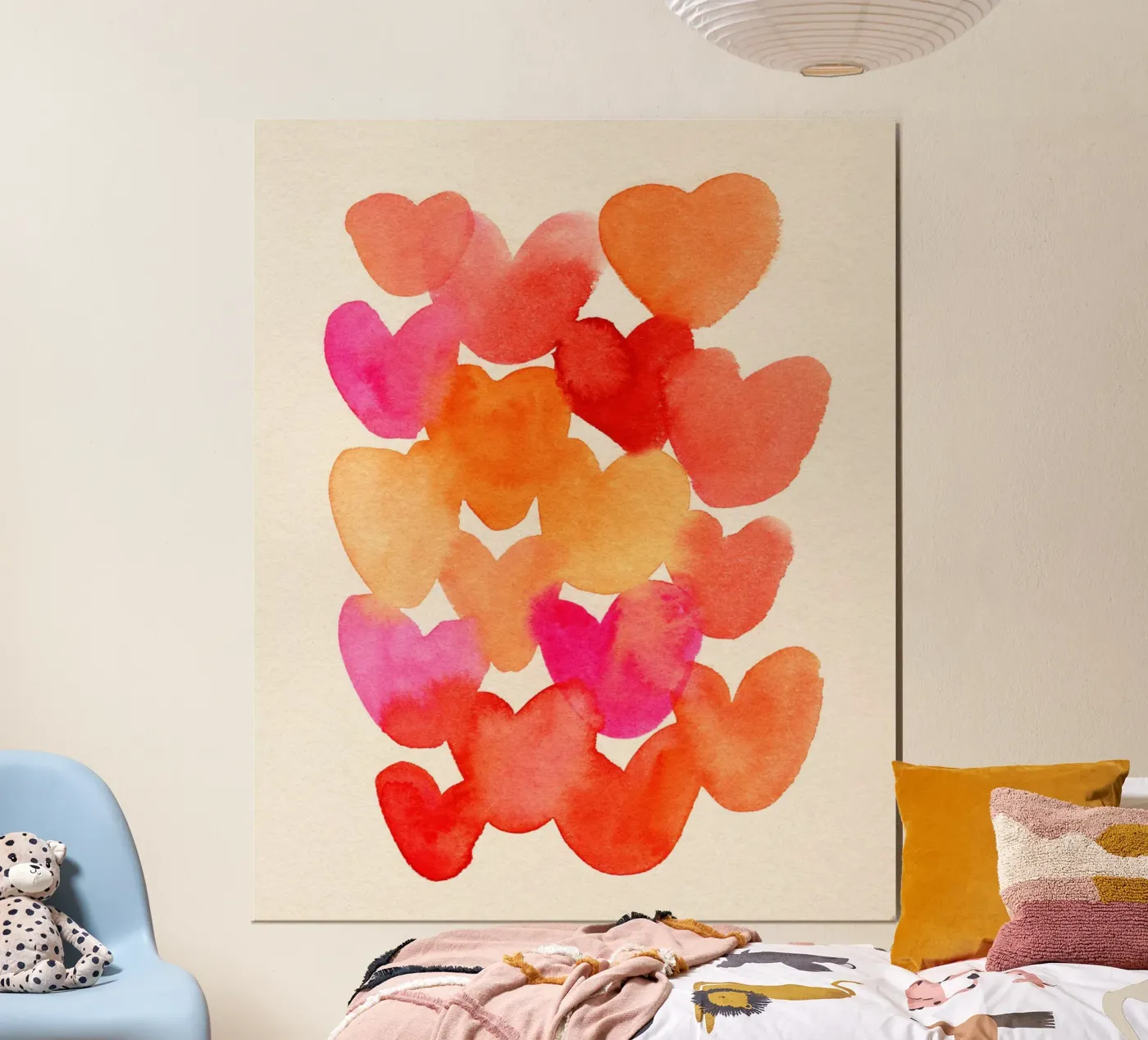 Hearts poster by Ekaterina Koroleva