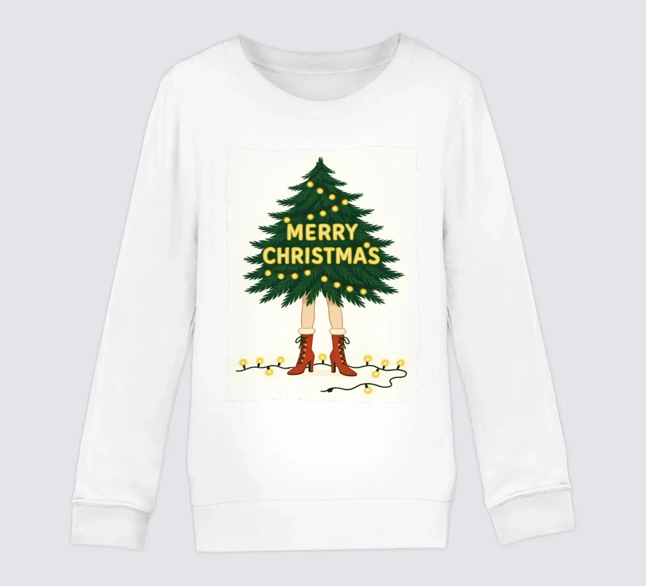 BUON ALBERO DI NATALE felpa bambino da CHRISTMAS ART