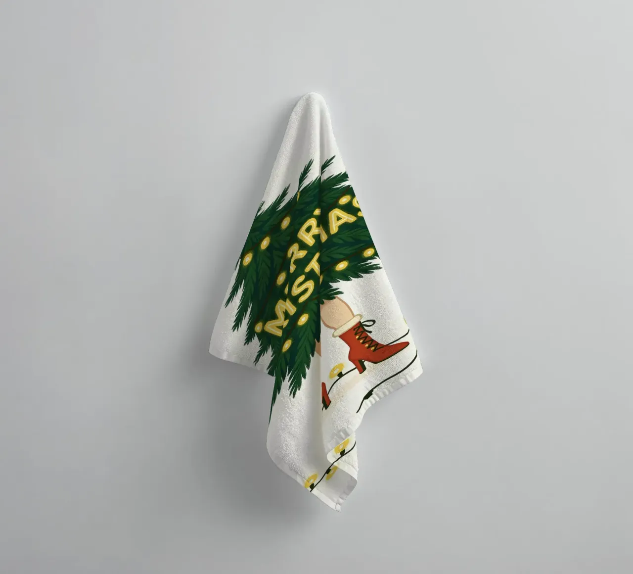 BUON ALBERO DI NATALE asciugamano da bagno da CHRISTMAS ART