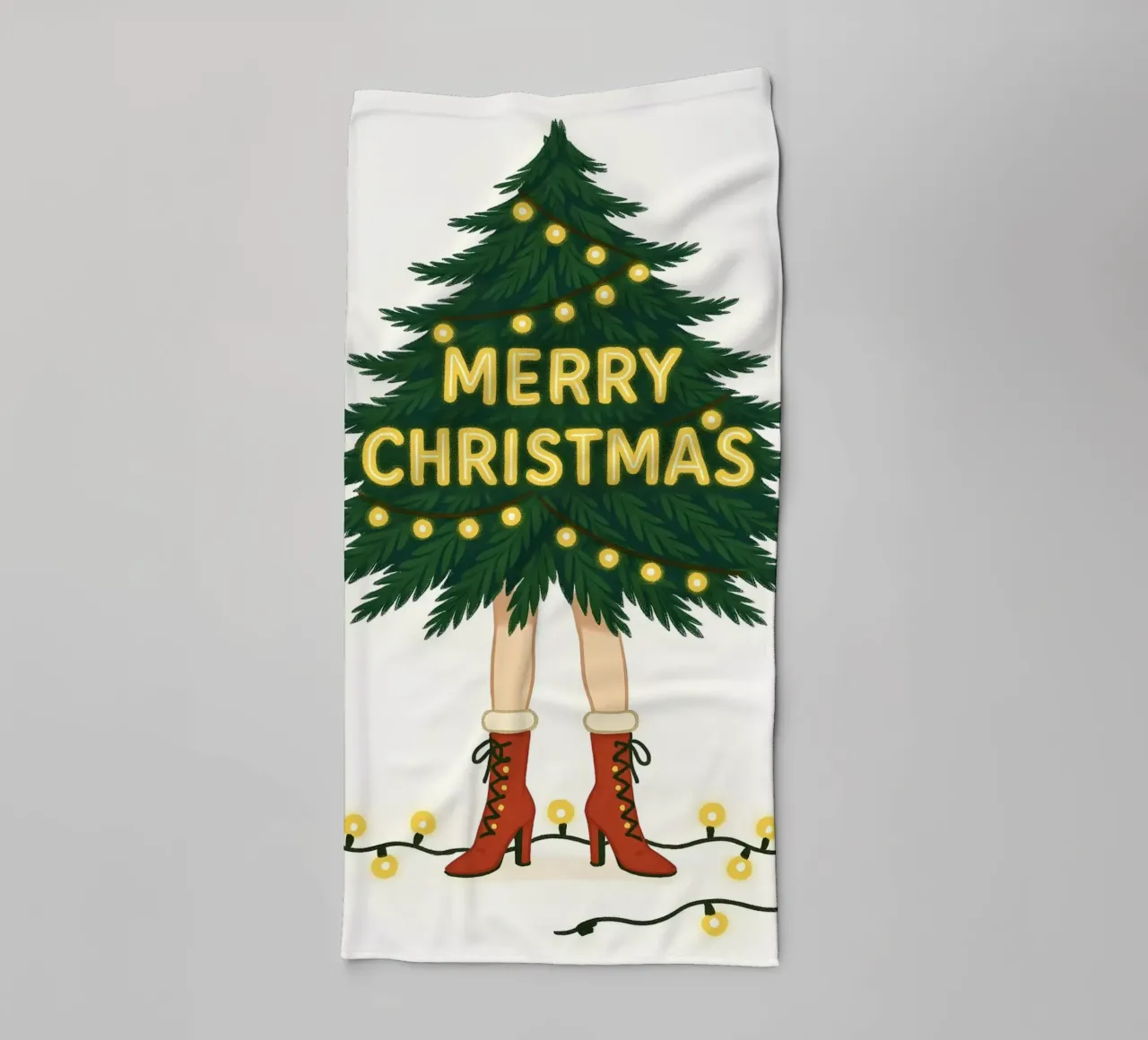 BUON ALBERO DI NATALE asciugamano da bagno da CHRISTMAS ART