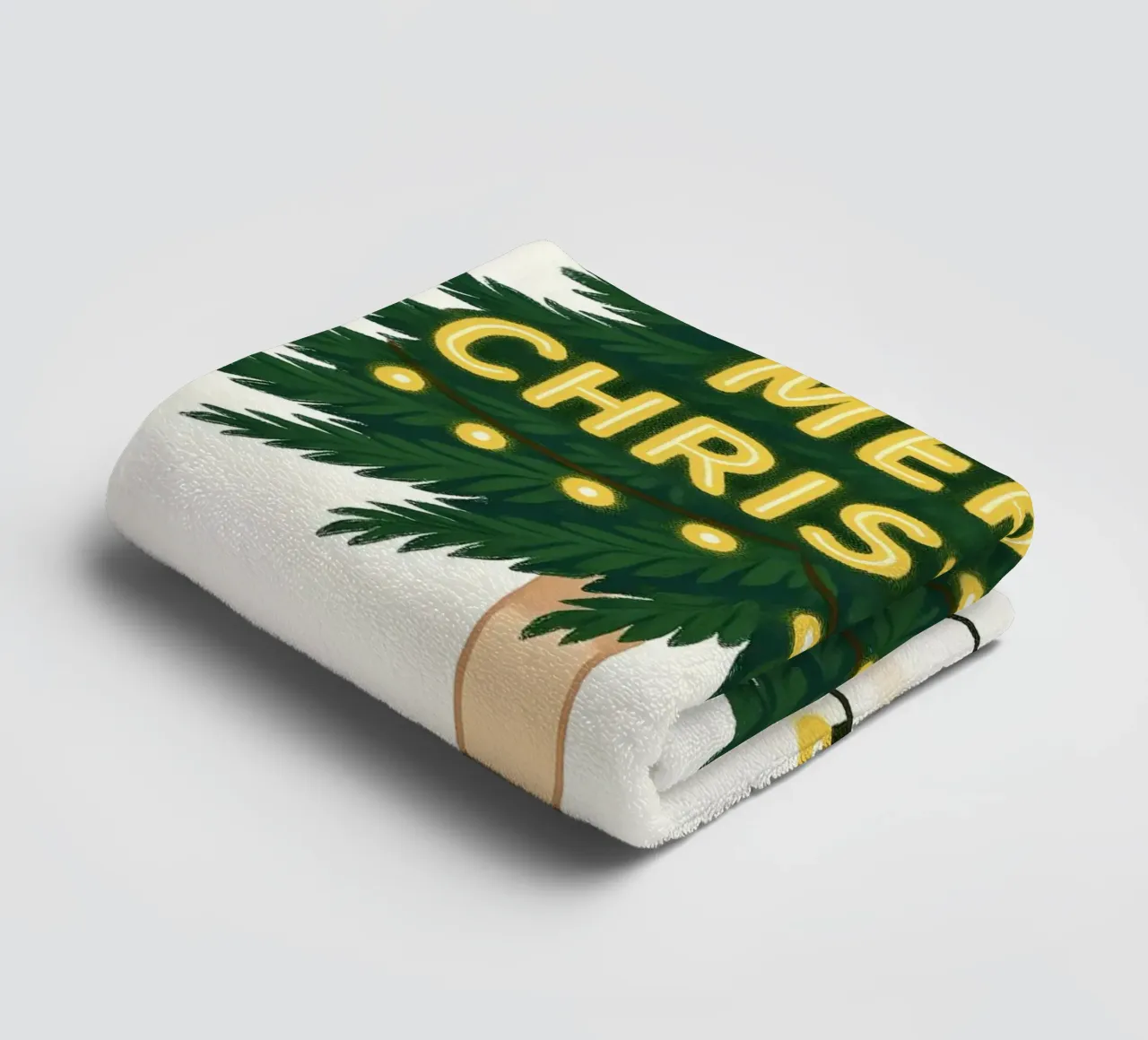 BUON ALBERO DI NATALE asciugamano da bagno da CHRISTMAS ART