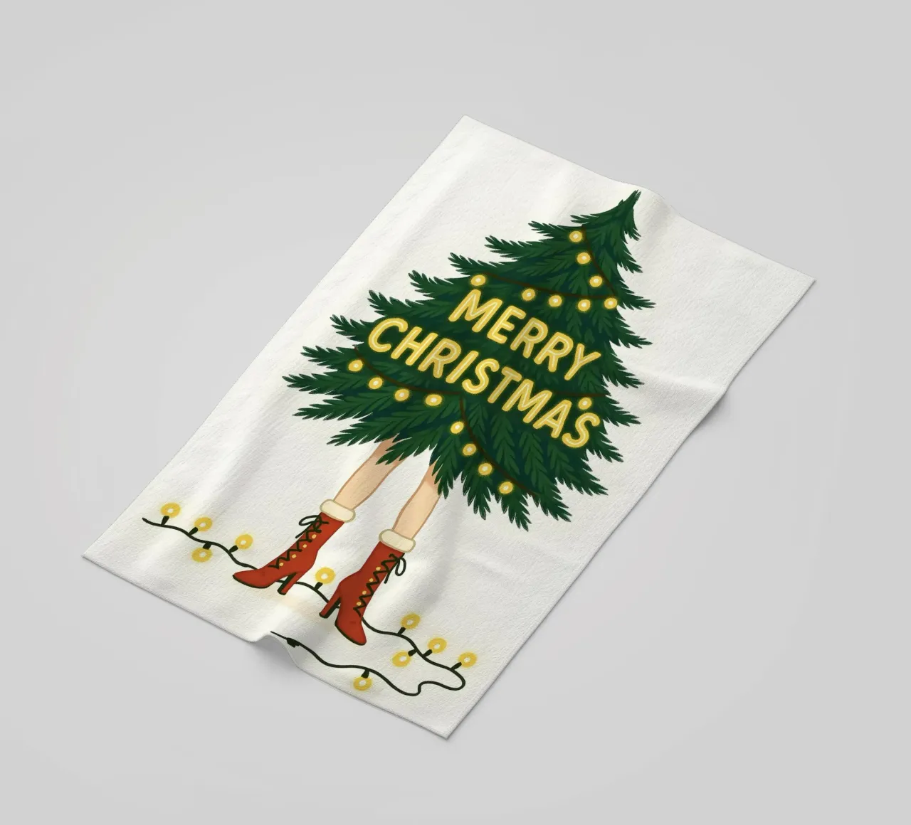 BUON ALBERO DI NATALE telo mare da CHRISTMAS ART