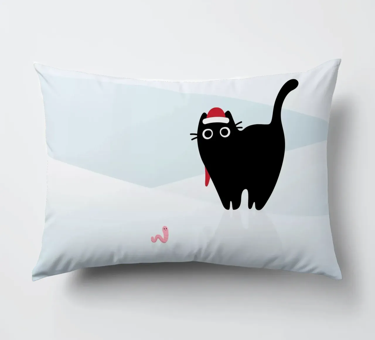 Gatto e verme #3 cuscino da Hightown Design
