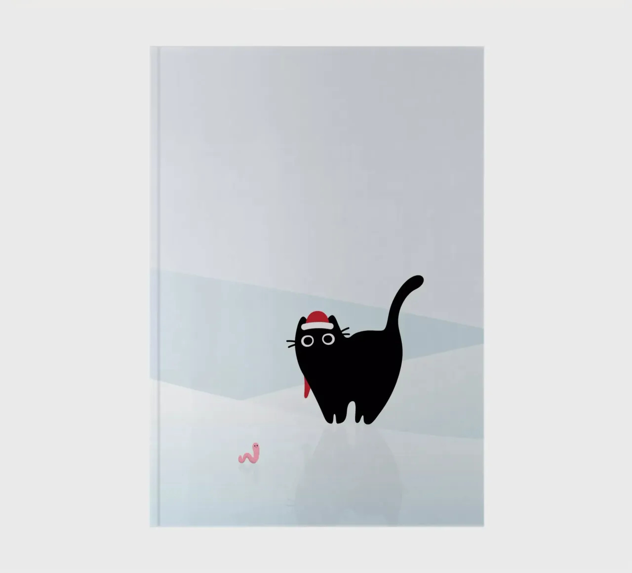Cat & Worm #3 notebook by Hightown Design