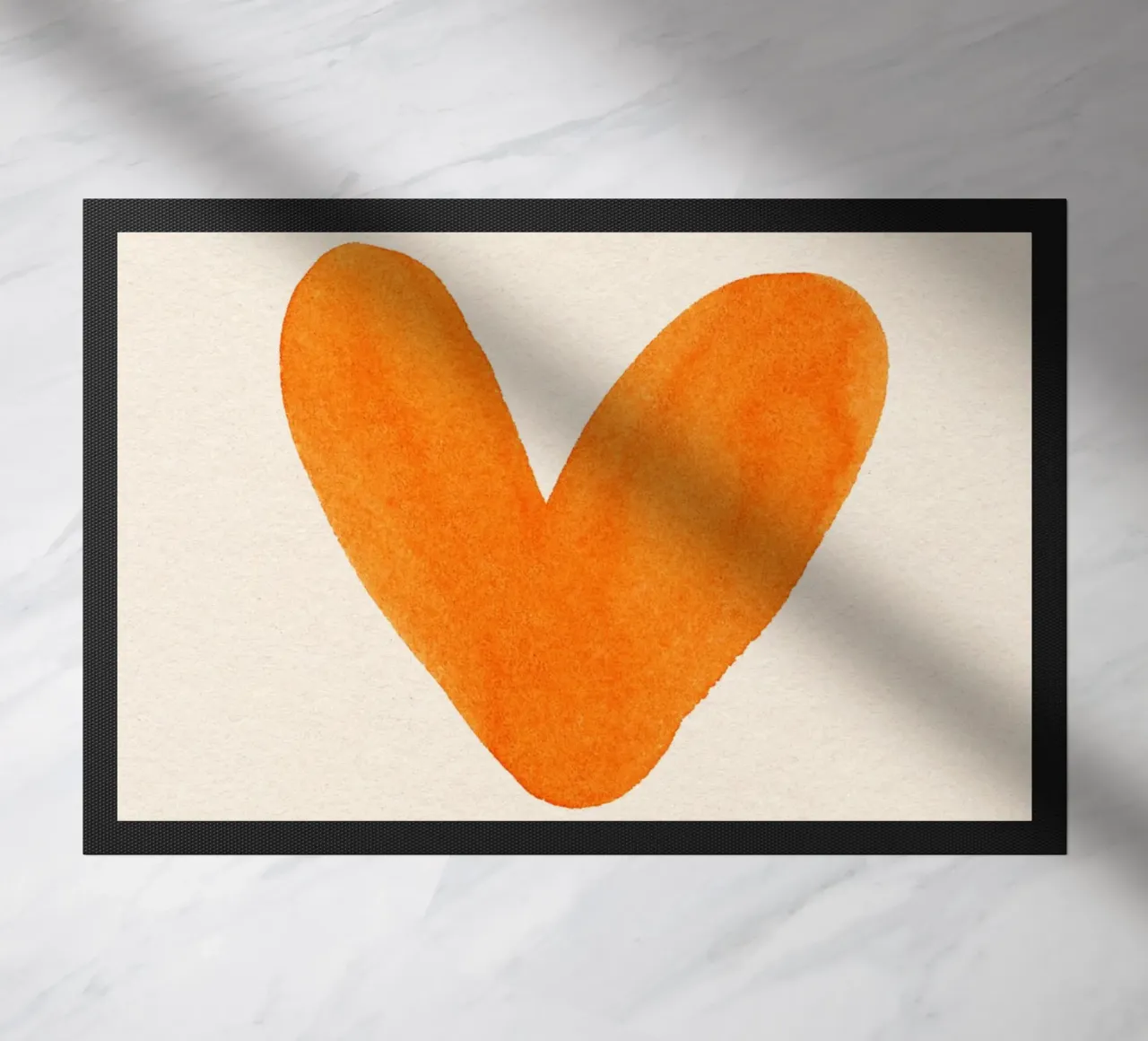 Herz Fußmatte von Ekaterina Koroleva