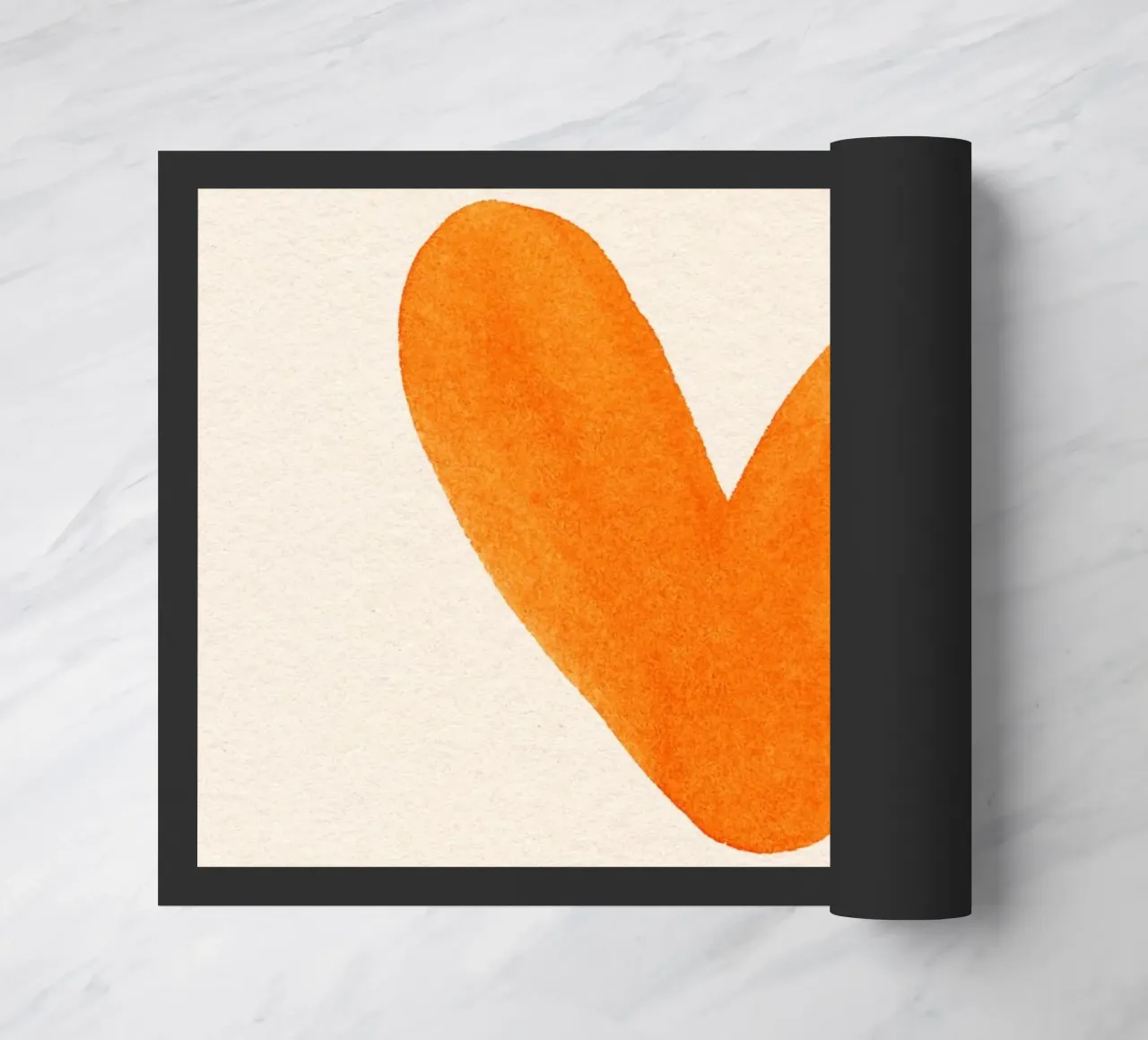 Herz Fußmatte von Ekaterina Koroleva