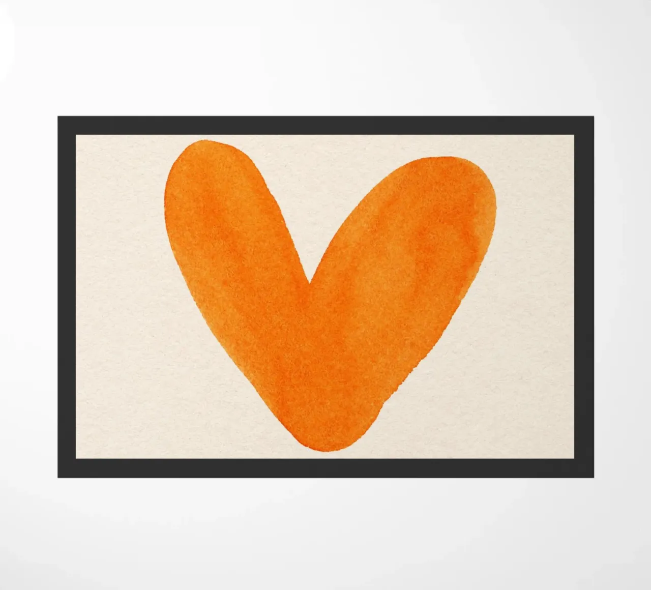 Herz Fußmatte von Ekaterina Koroleva