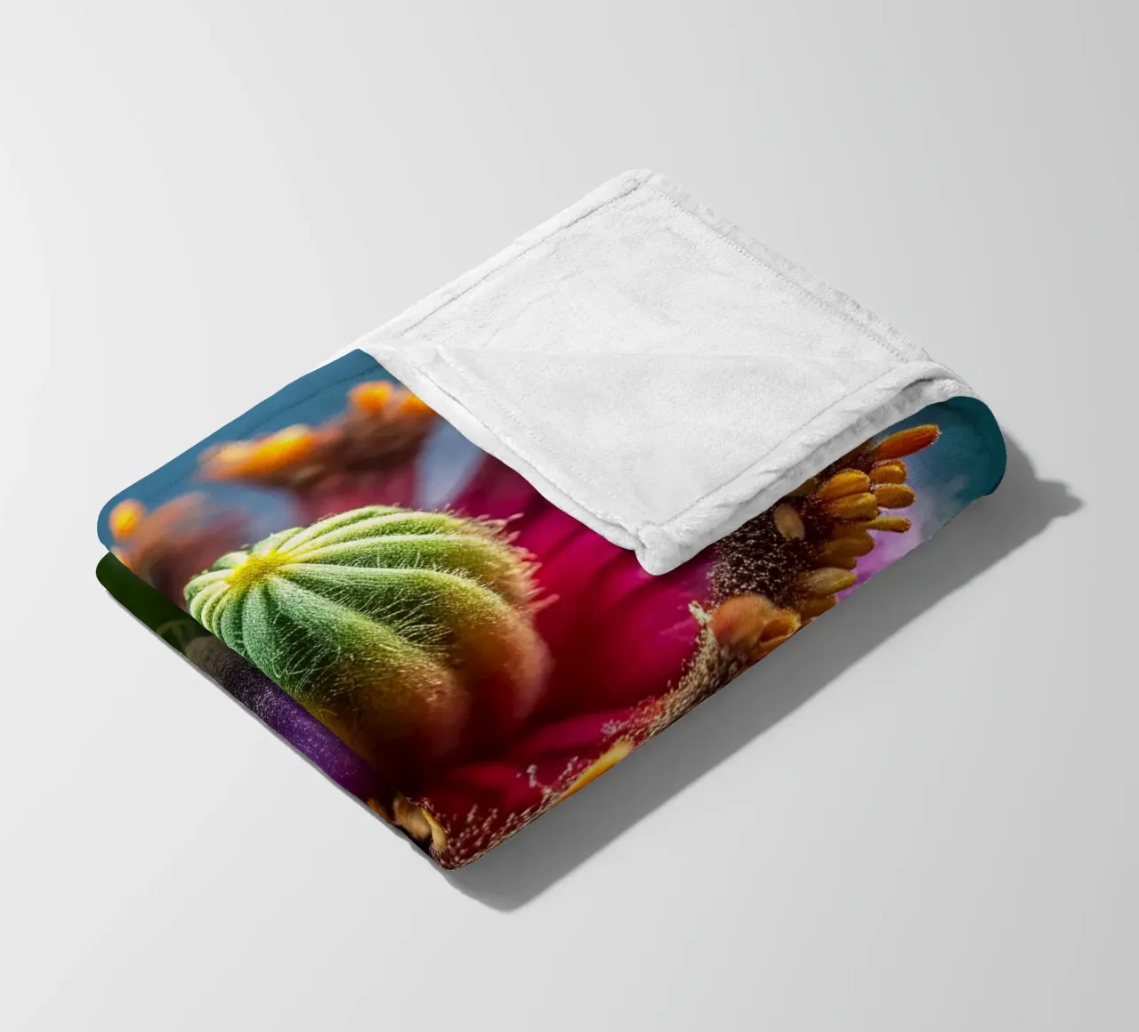 Scatto macro di un fiore di papavero coperta in pile da 🎁 NOBELART