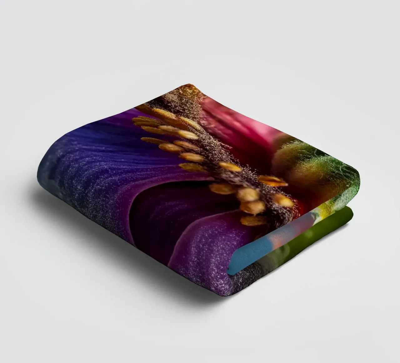 Scatto macro di un fiore di papavero asciugamano da bagno da 🎁 NOBELART