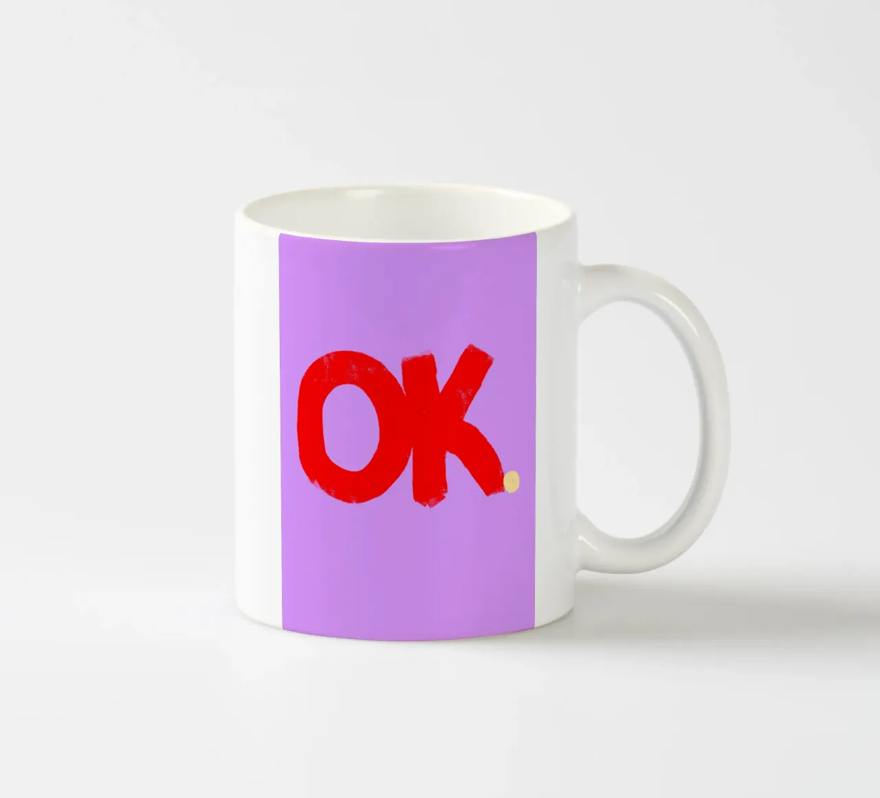 Ok. ceramic mug by Hej Ibiza by Ute Arnold