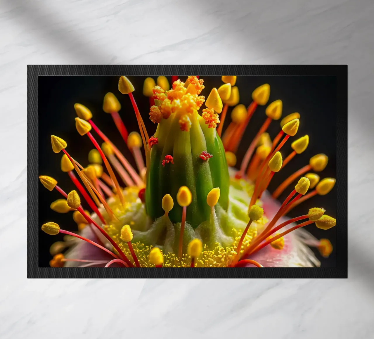 Dettaglio macro di un fiore zerbino da 🎁 NOBELART