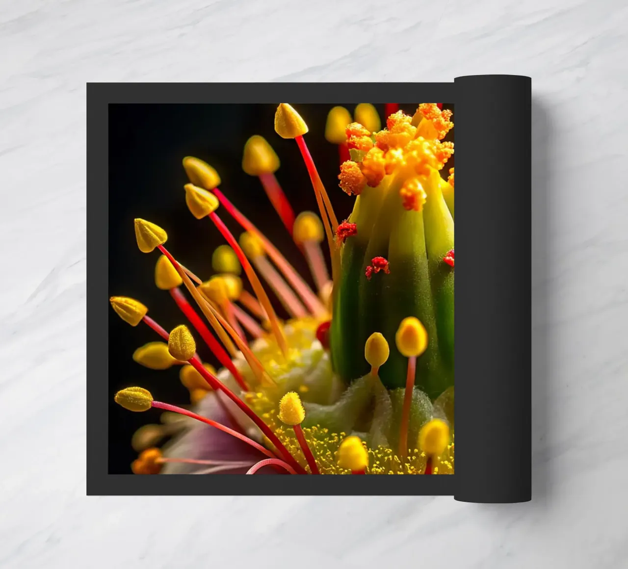 Dettaglio macro di un fiore zerbino da 🎁 NOBELART