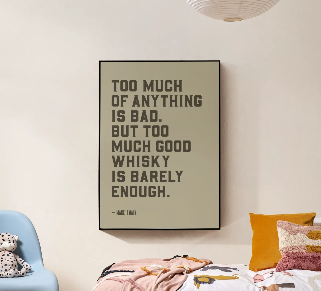 Mark Twain acrylic glass by PurePeachCleanLine