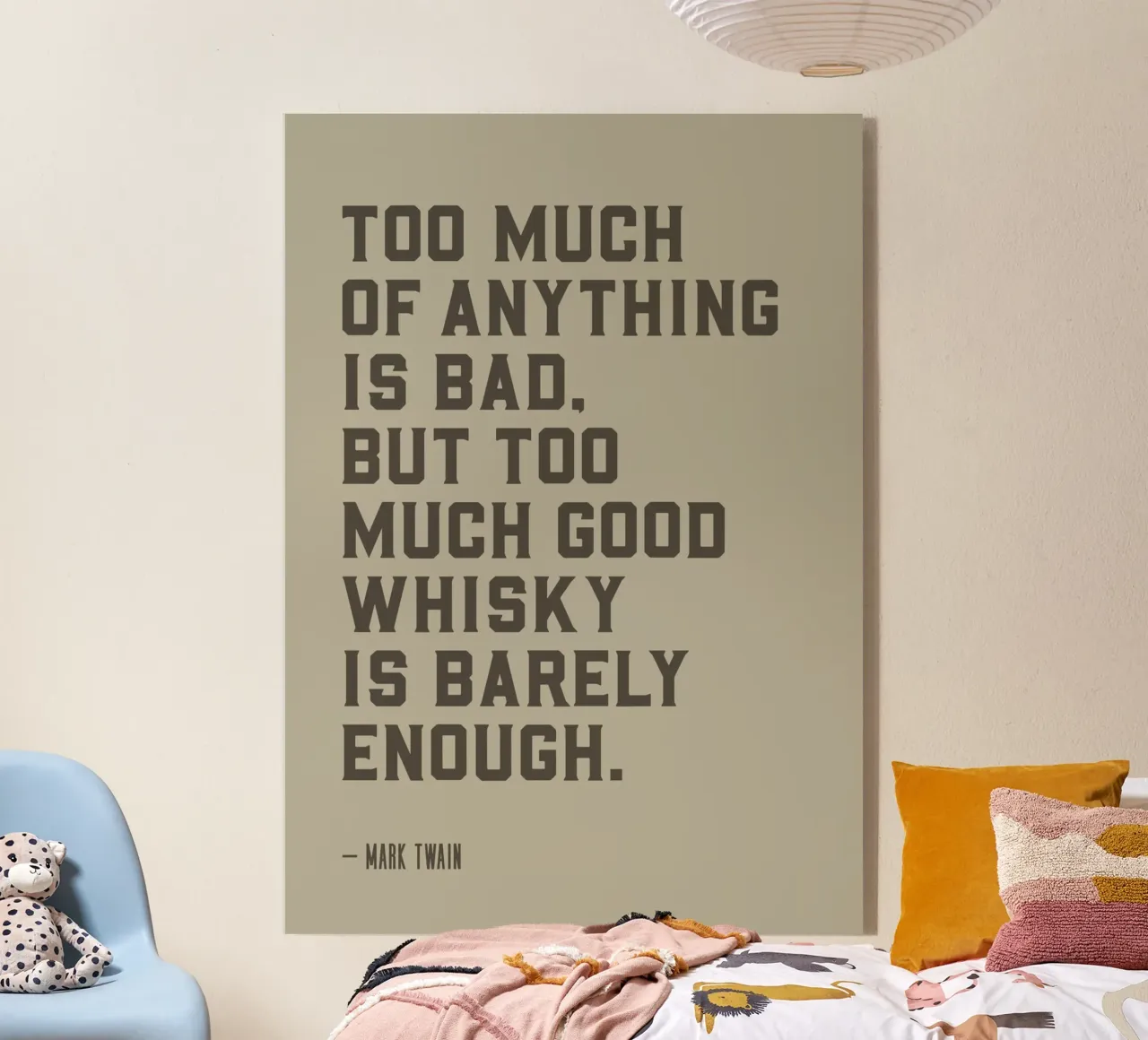 Mark Twain acrylic glass by PurePeachCleanLine