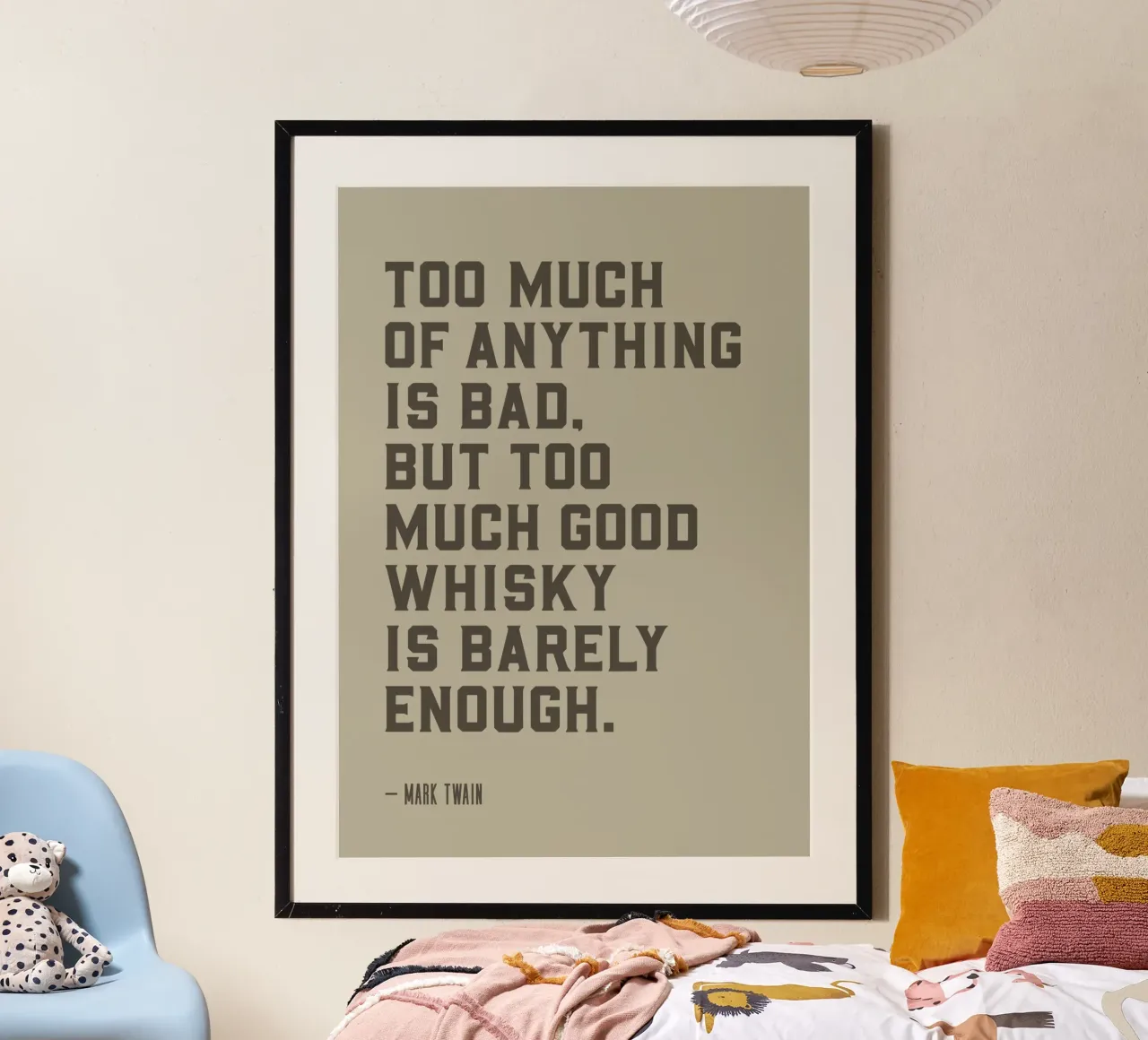 Mark Twain poster da PurePeachCleanLine