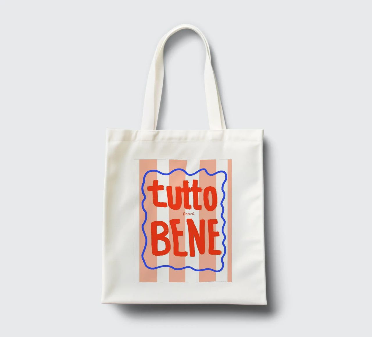 Tutto Bene borsa in juta da Hej Ibiza by Ute Arnold