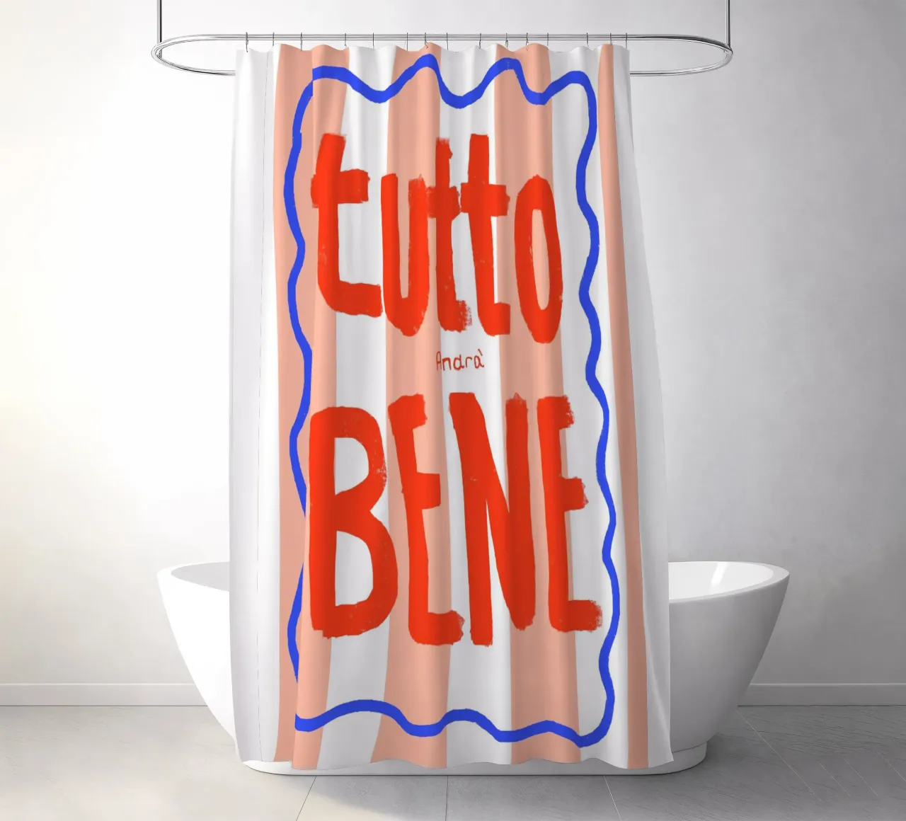 Tutto Bene tenda da doccia da Hej Ibiza by Ute Arnold