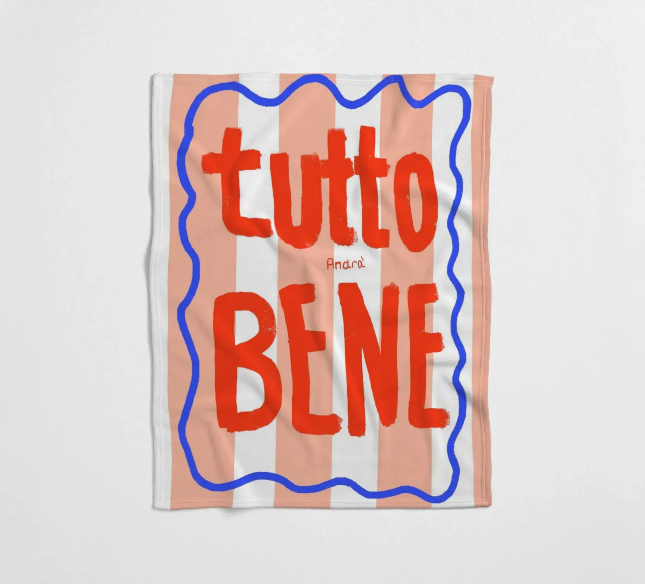 Tutto Bene Fleecedecke von Hej Ibiza by Ute Arnold