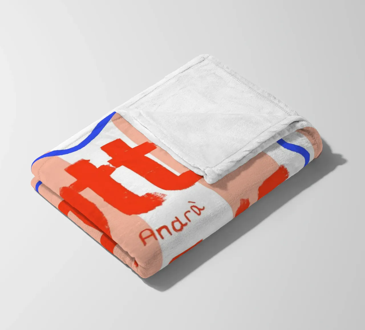 Tutto Bene fleece blanket by Hej Ibiza by Ute Arnold