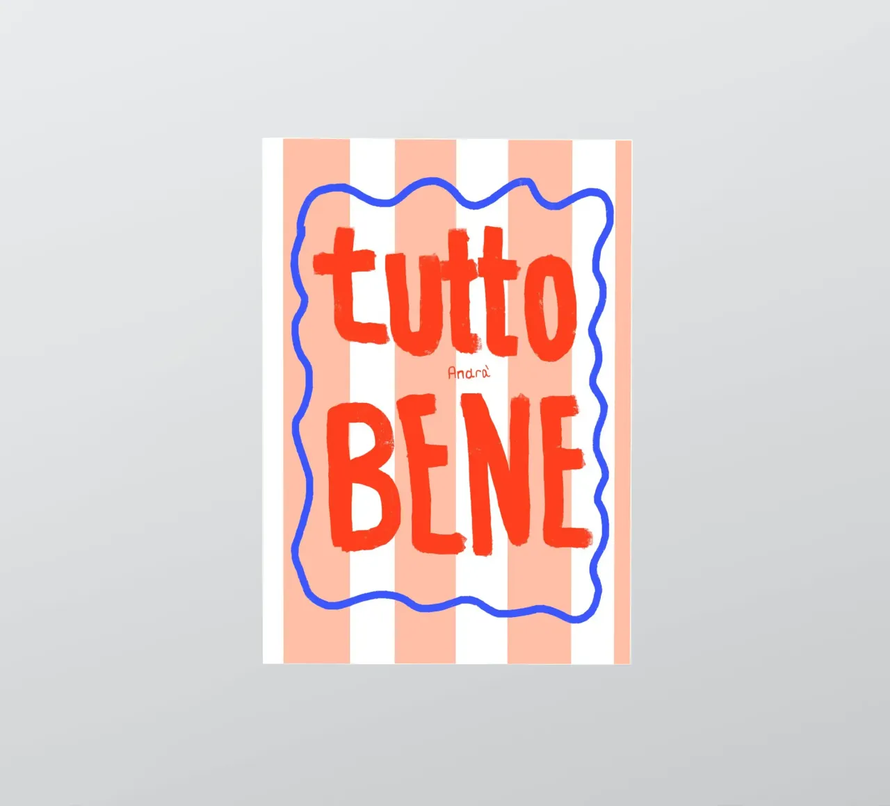 Tutto Bene Sticker von Hej Ibiza by Ute Arnold