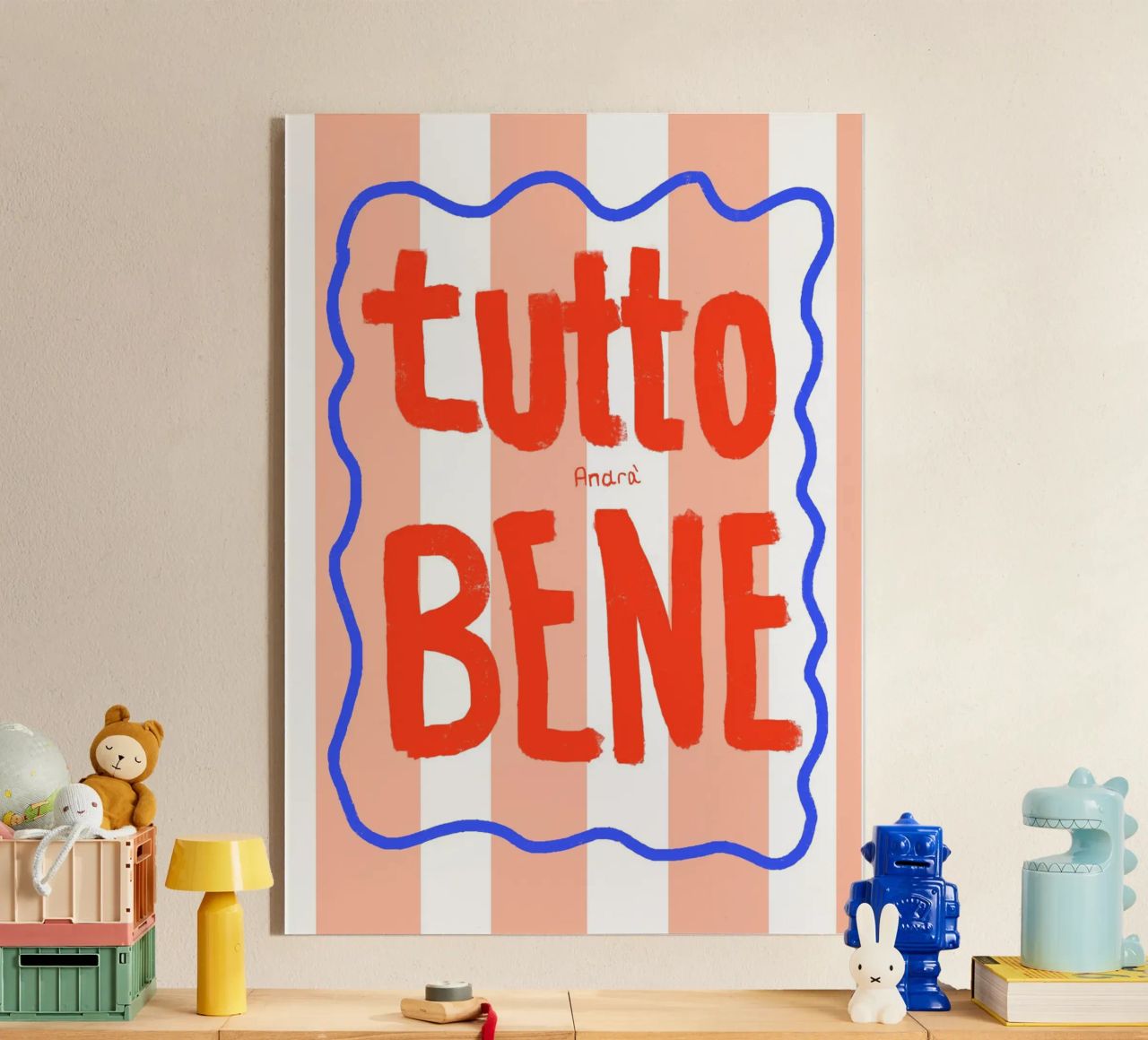 Tutto Bene Acryl-Glas von Hej Ibiza by Ute Arnold