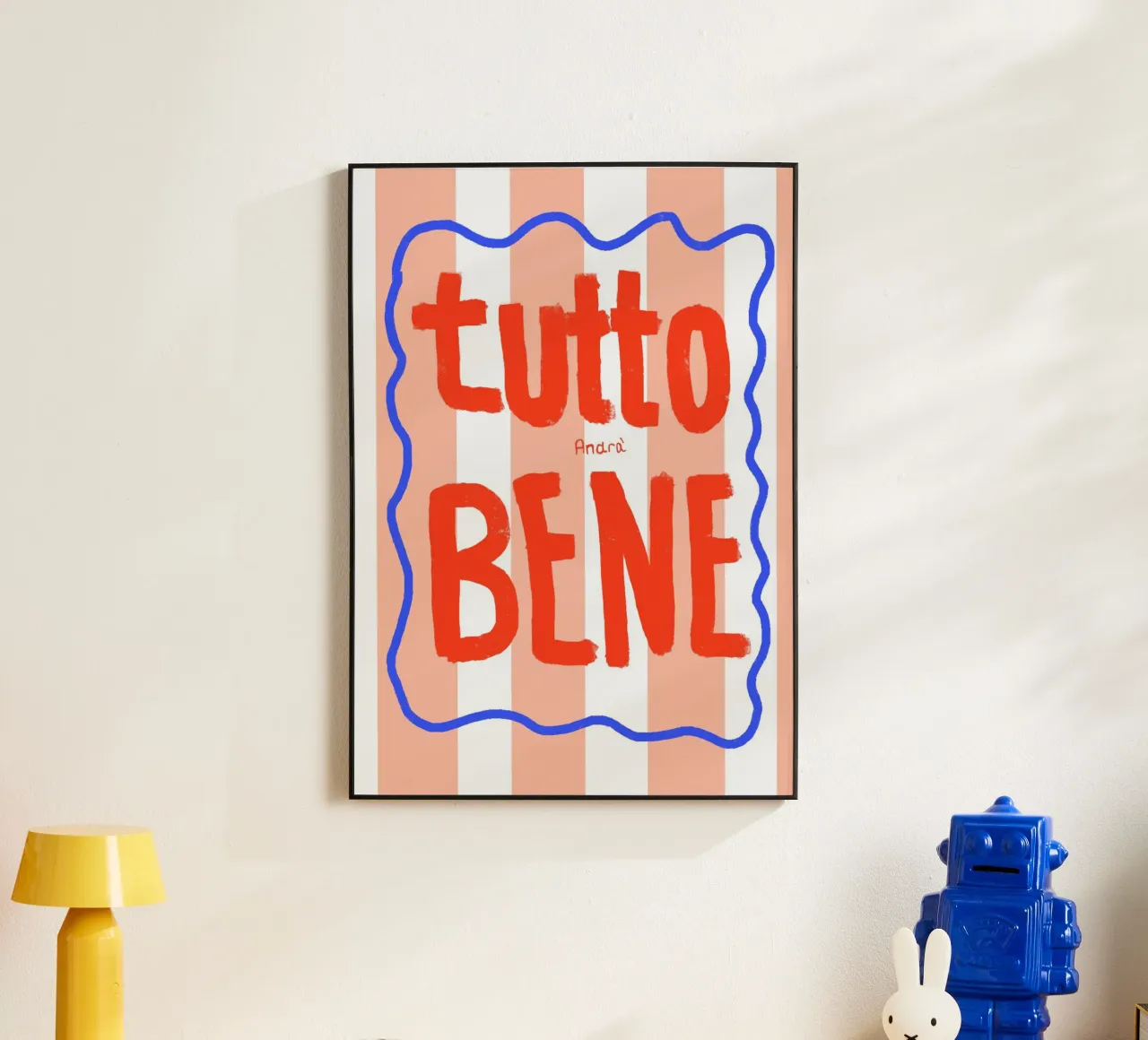 Tutto Bene Alu-Dibond von Hej Ibiza by Ute Arnold