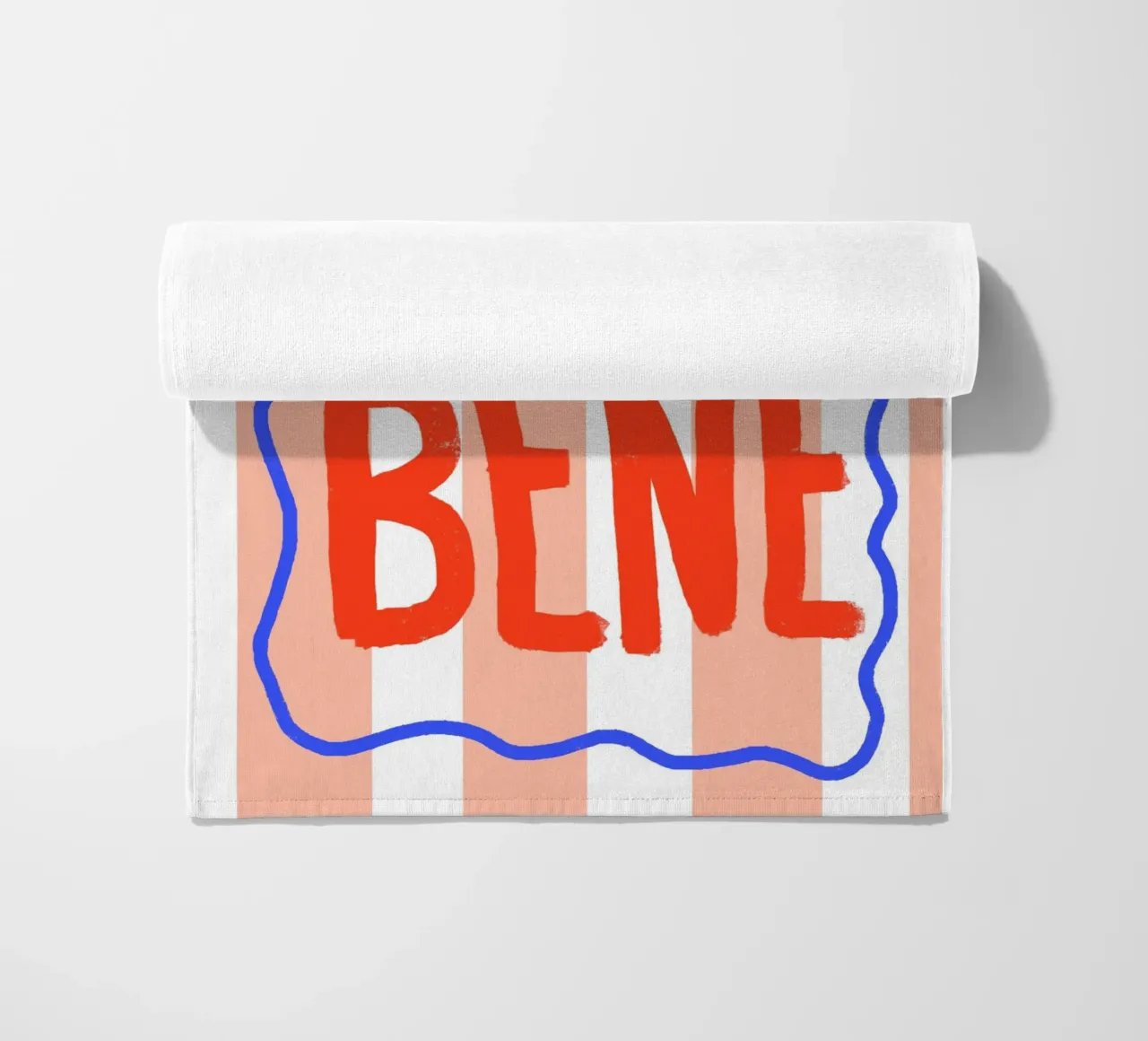 Tutto Bene Strandtuch von Hej Ibiza by Ute Arnold