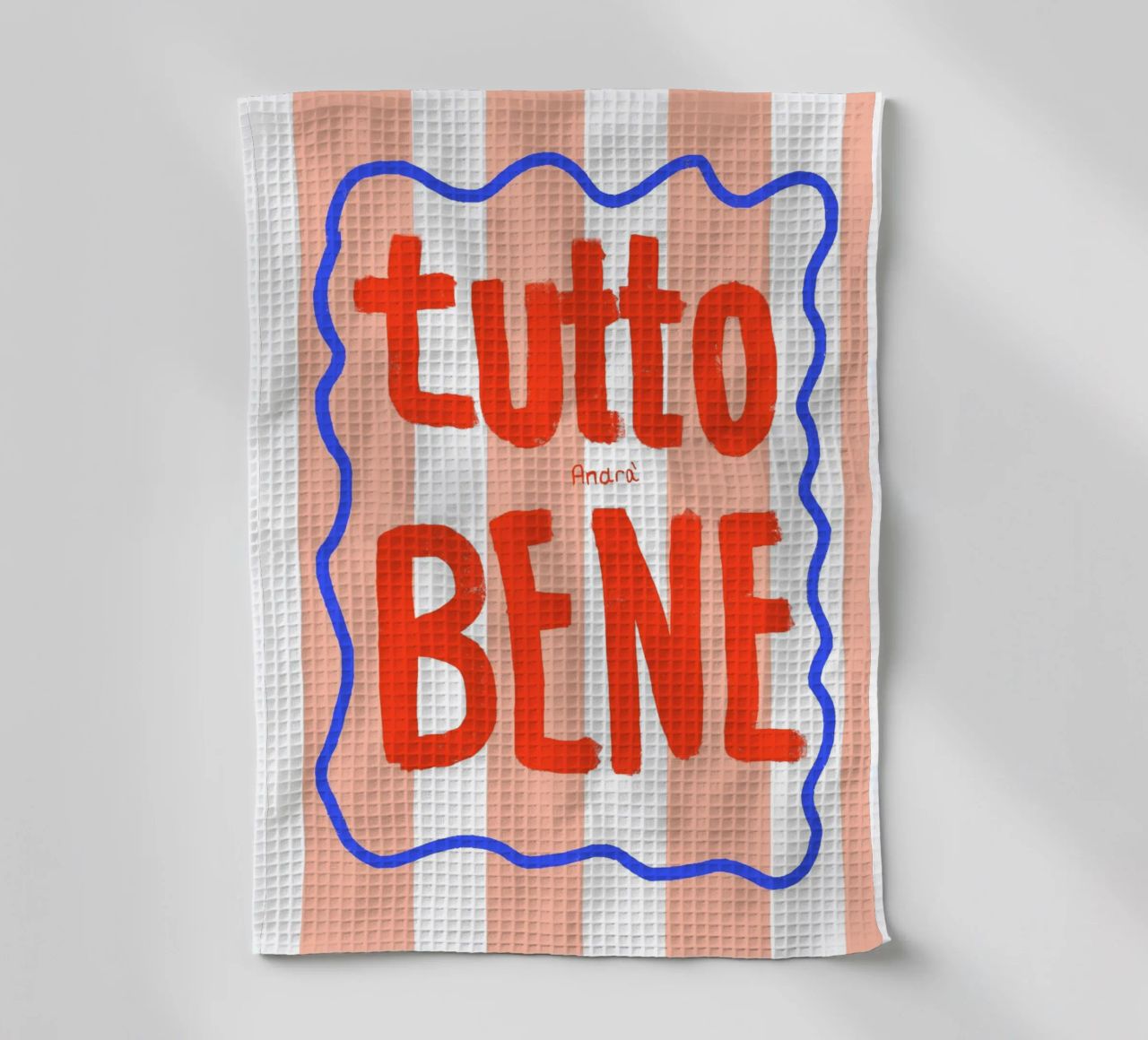 Tutto Bene canovaccio da cucina da Hej Ibiza by Ute Arnold