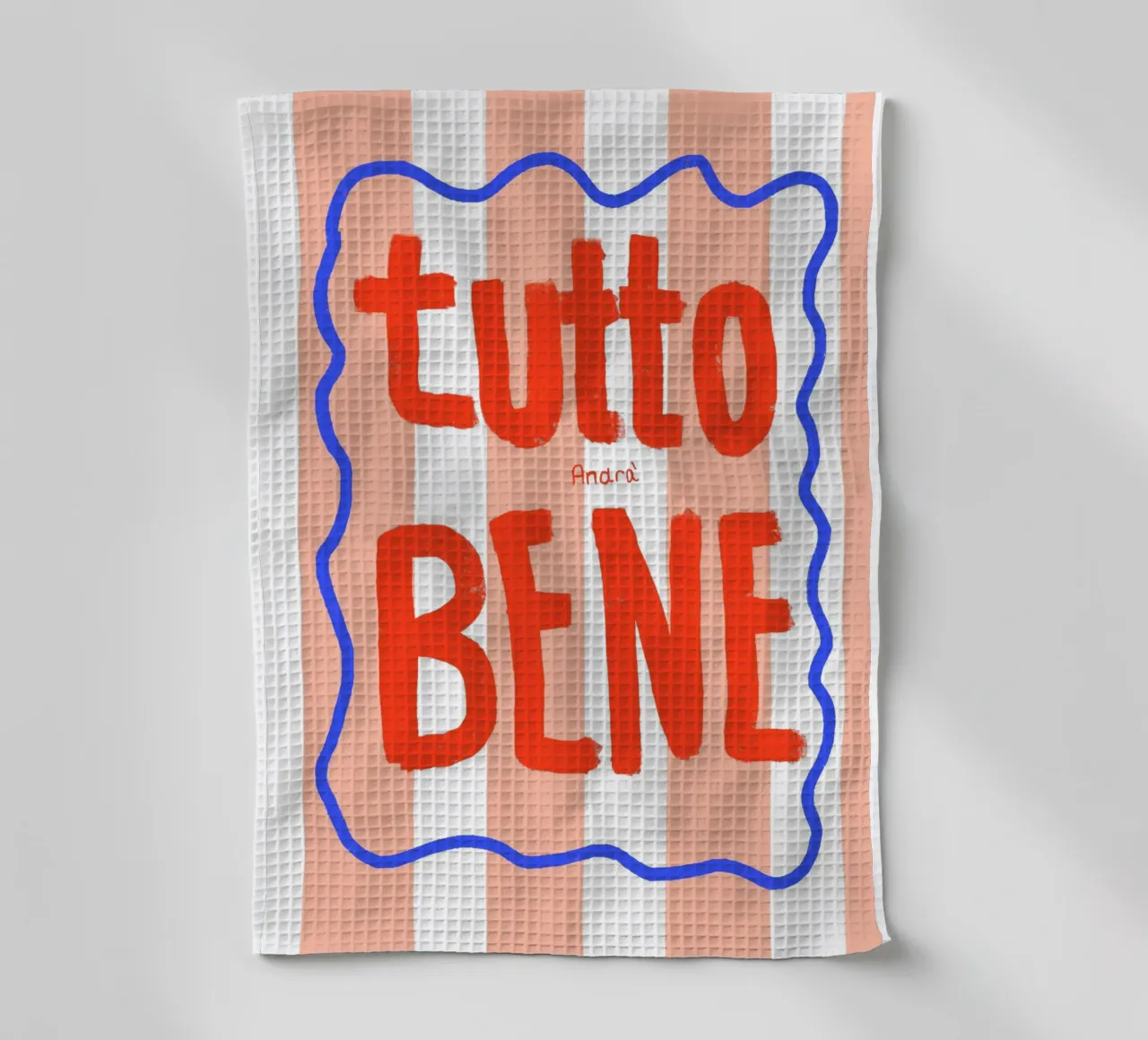 Tutto Bene canovaccio da cucina da Hej Ibiza by Ute Arnold