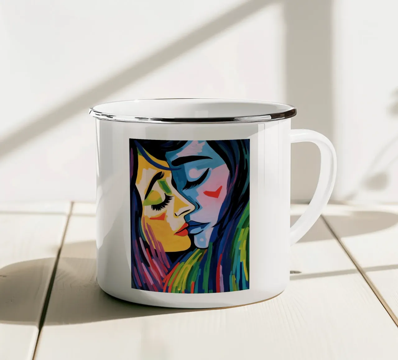 Visita a Lesbo tazza in smalto da Autofocus