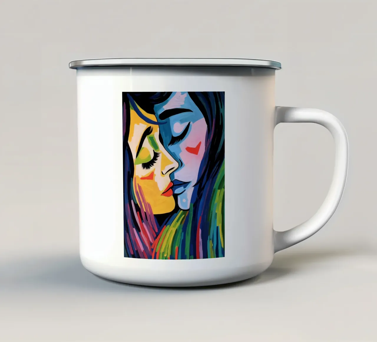 Visita a Lesbo tazza in smalto da Autofocus