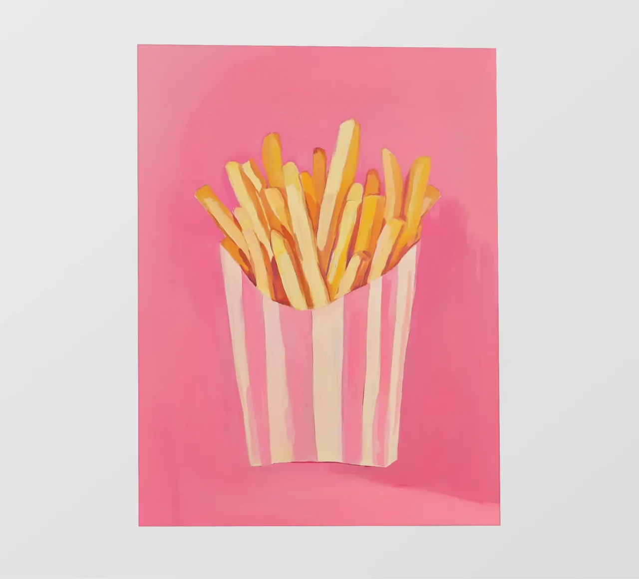 Nostalgia Pommes-Frites, pinki pellicola backlit da Carina Pop & Pastell