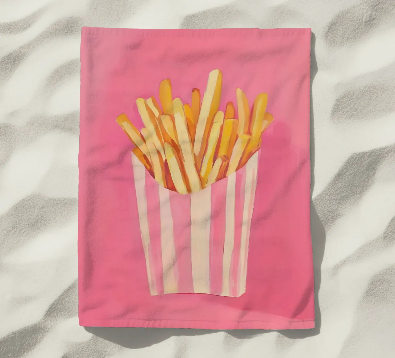 Nostalgia Pommes-Frites, pinki telo mare da Carina Pop & Pastell
