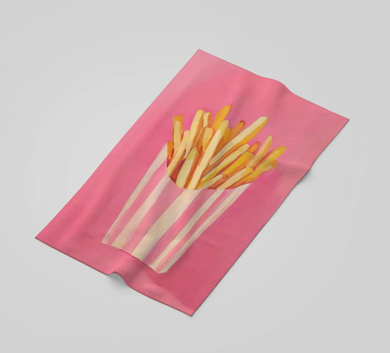 Nostalgia Pommes-Frites, pinki telo mare da Carina Pop & Pastell
