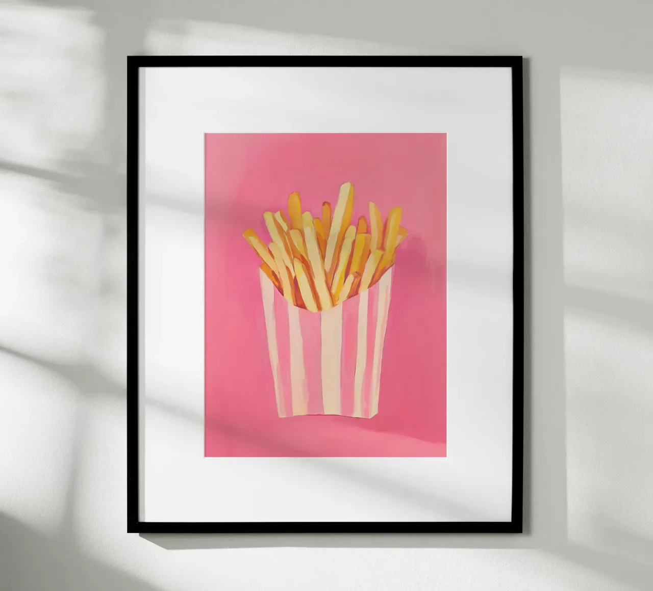 Nostalgia Pommes-Frites, pinki carta hahnemühle da Carina Pop & Pastell