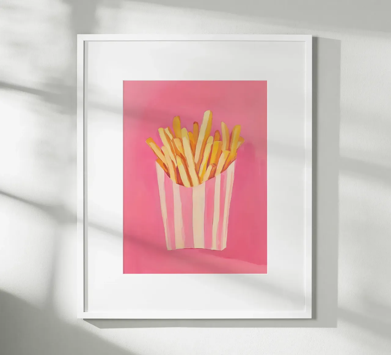 Nostalgia Pommes-Frites, pinki carta hahnemühle da Carina Pop & Pastell