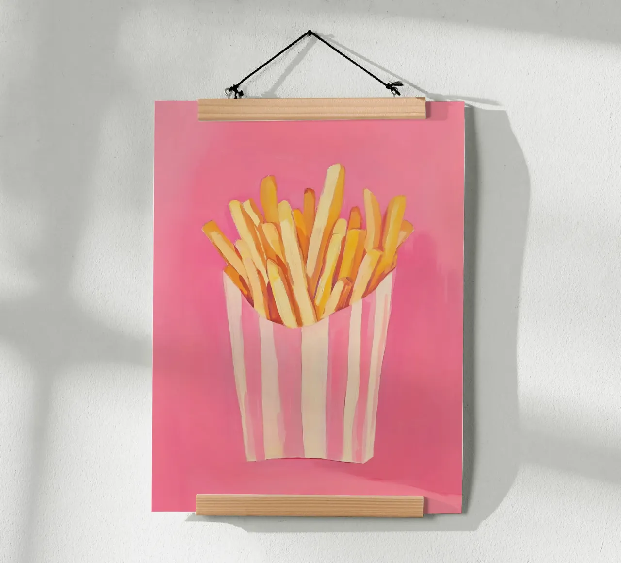 Nostalgia Pommes-Frites, pinki carta hahnemühle da Carina Pop & Pastell