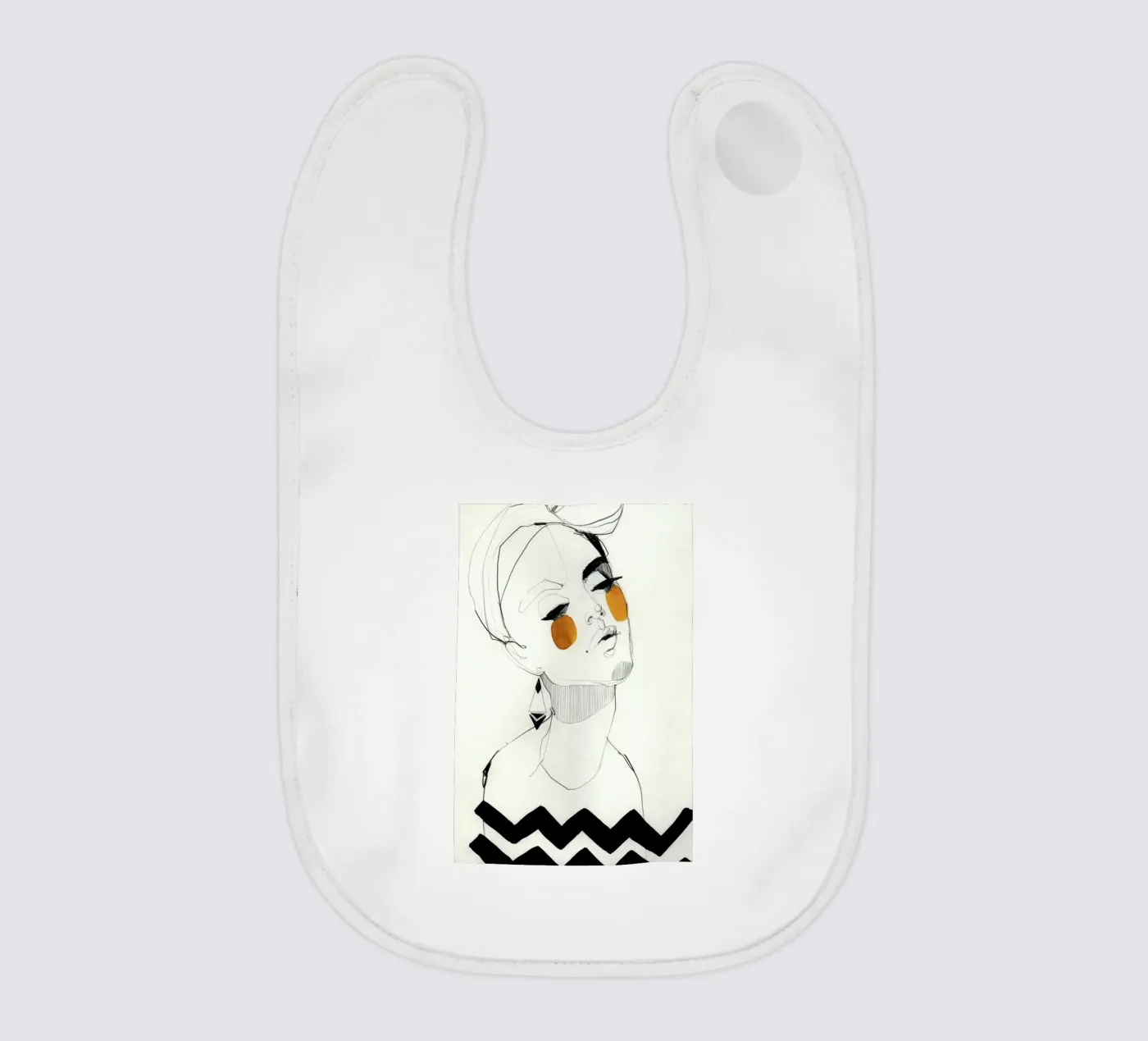 Serpentine Babylätzchen von Ekaterina Koroleva