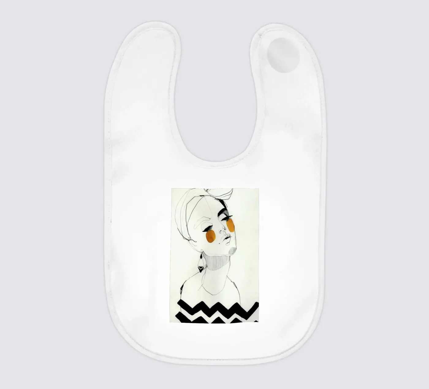 Serpentine Babylätzchen von Ekaterina Koroleva