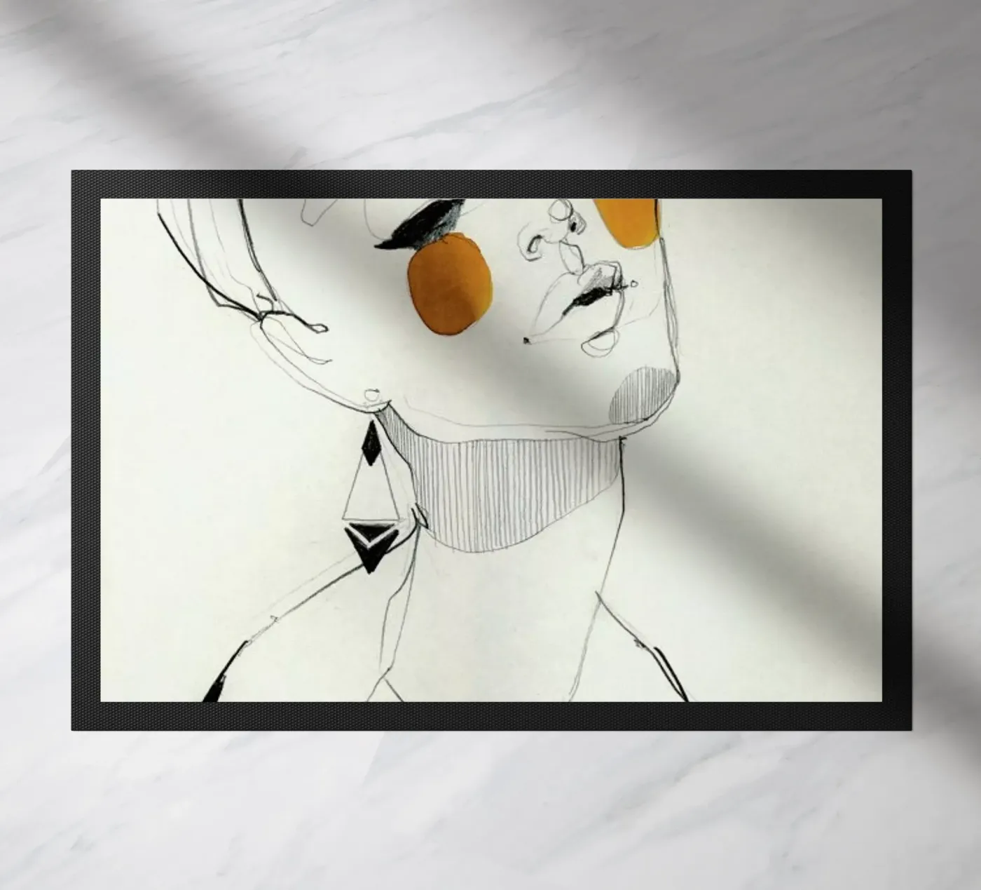 Serpentine doormat by Ekaterina Koroleva