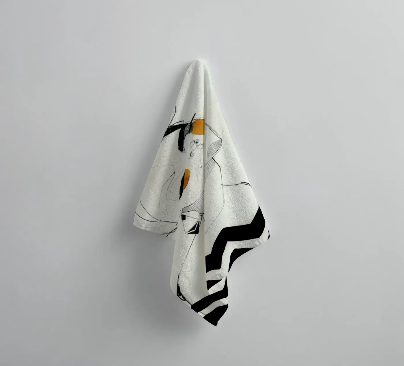 Serpentine badhanddoek van Ekaterina Koroleva