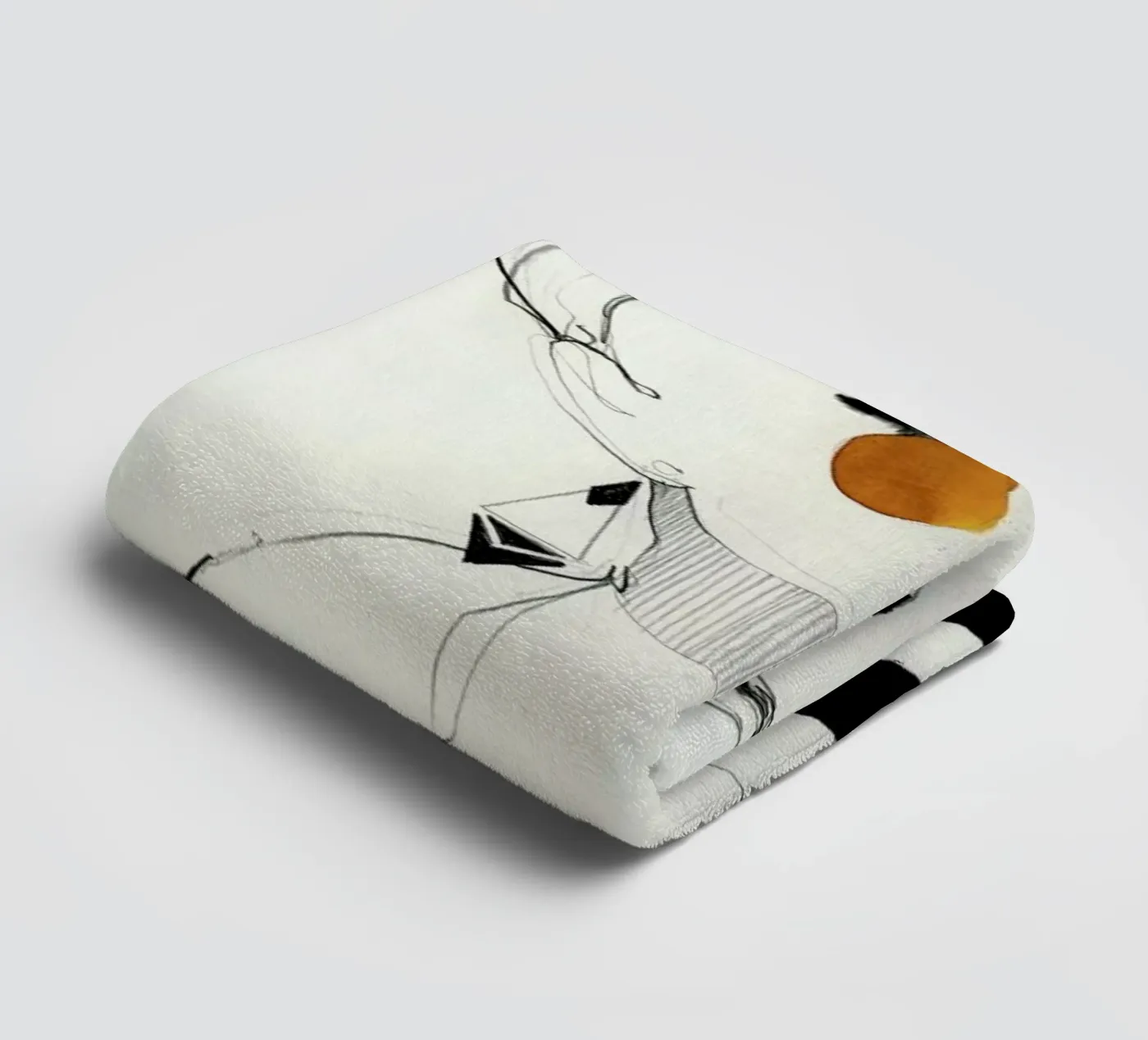 Serpentine badhanddoek van Ekaterina Koroleva