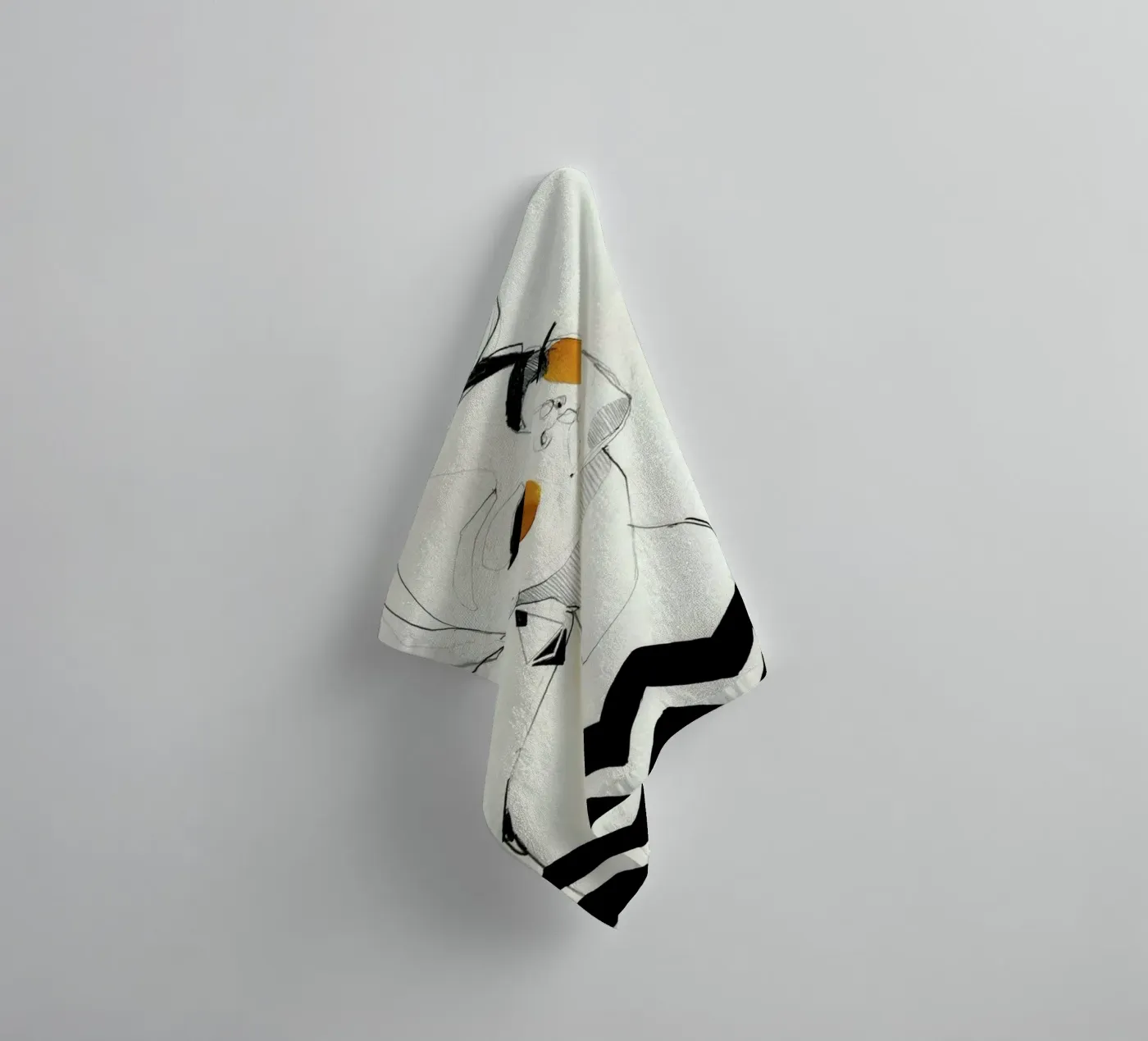 Serpentine badhanddoek van Ekaterina Koroleva