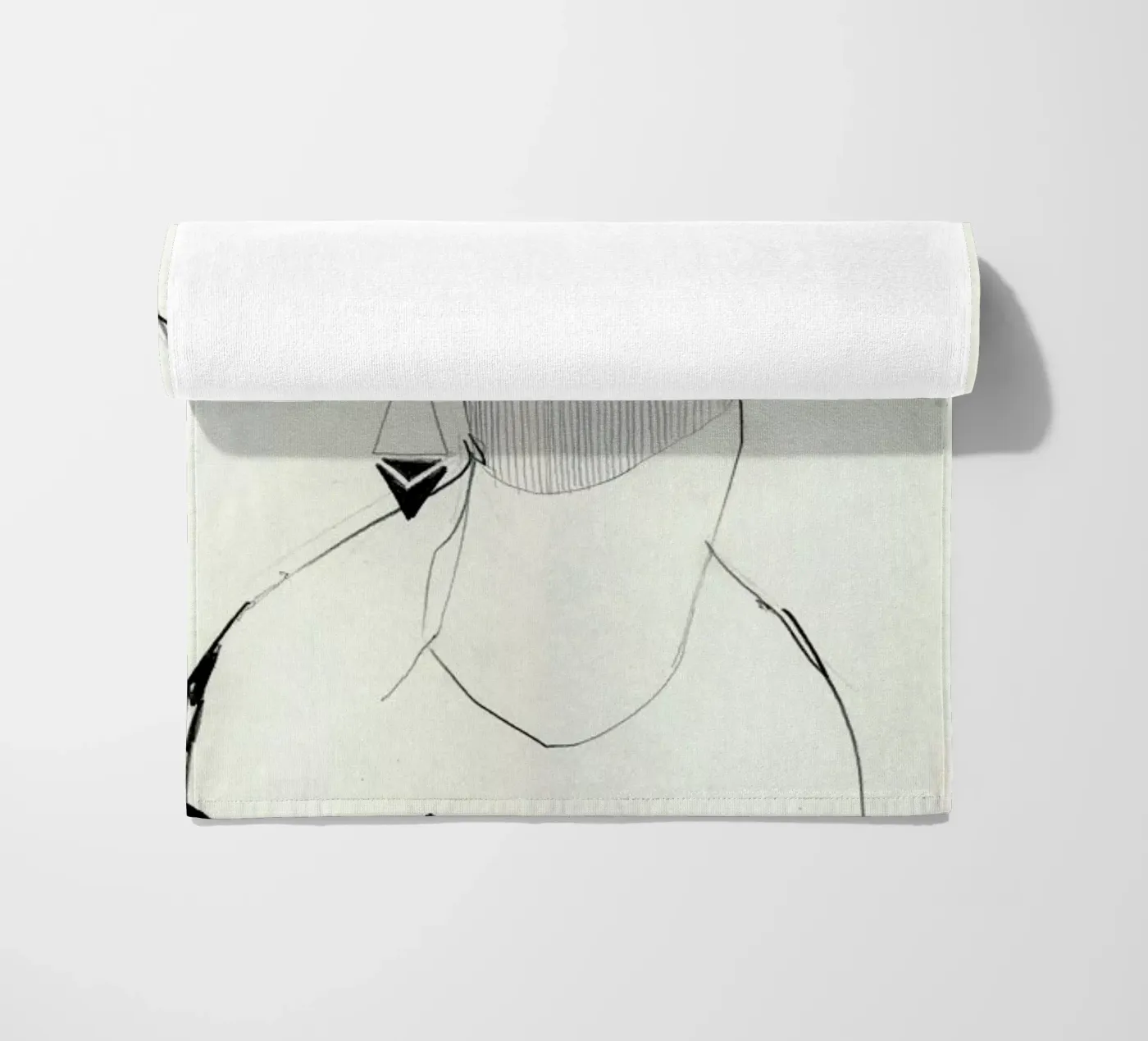 Serpentine strandhanddoek van Ekaterina Koroleva