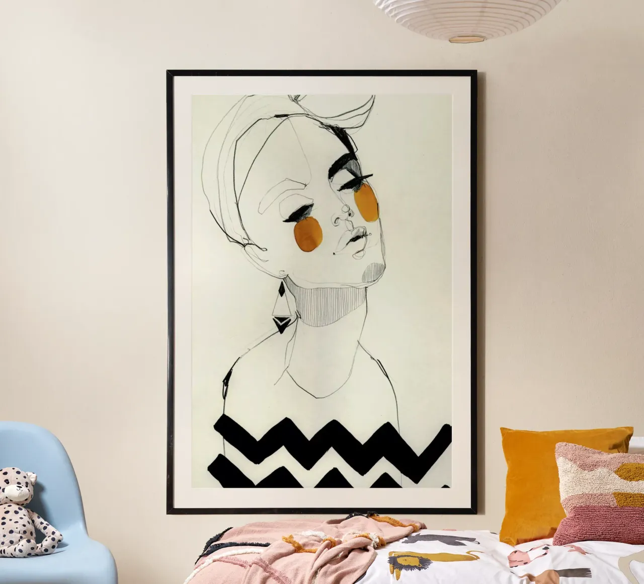 Serpentine poster con telaio in plastica da Ekaterina Koroleva