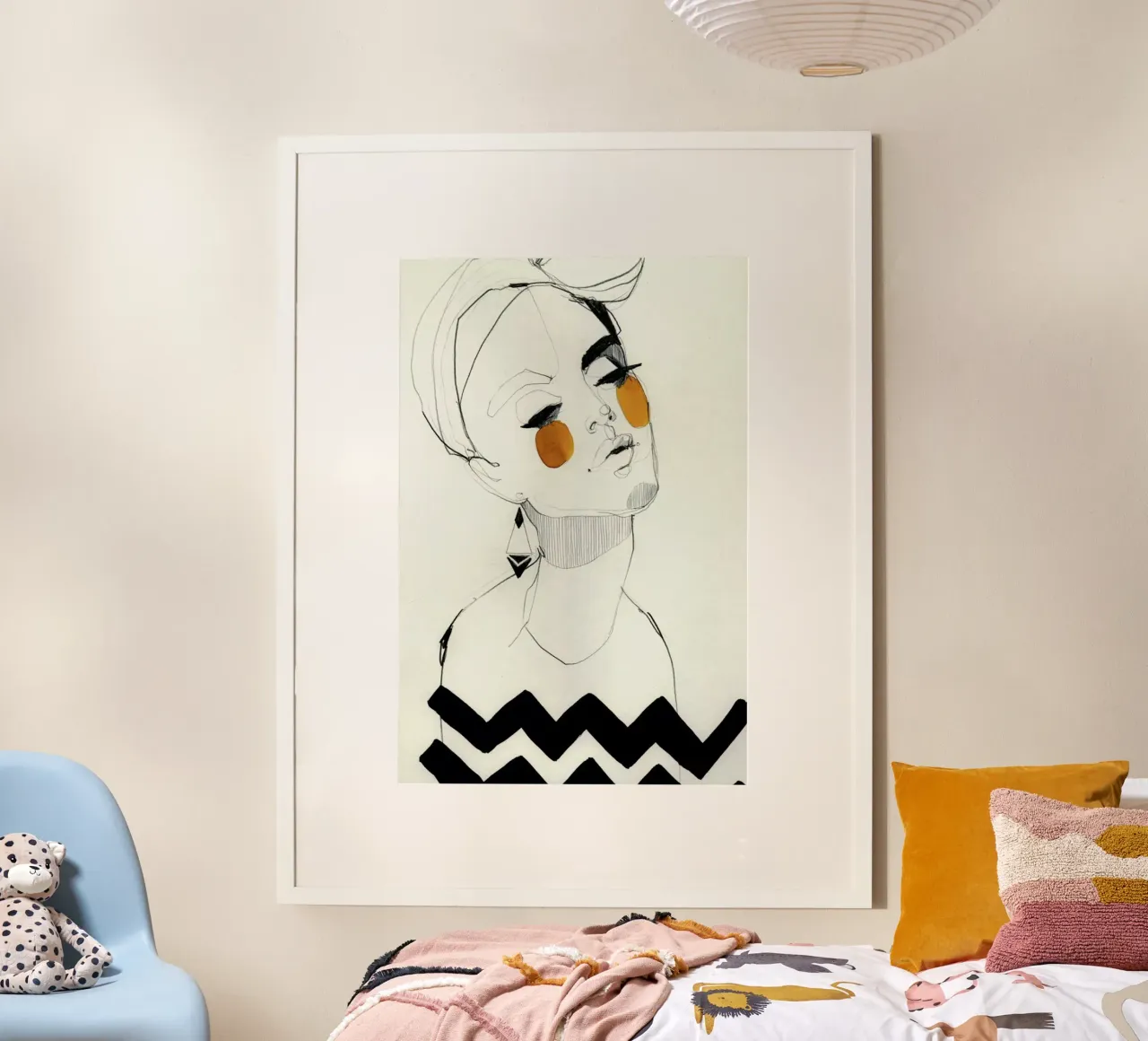 Serpentine poster con telaio in plastica da Ekaterina Koroleva